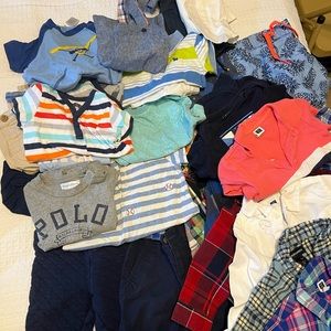 12 month boys summer clothes lot